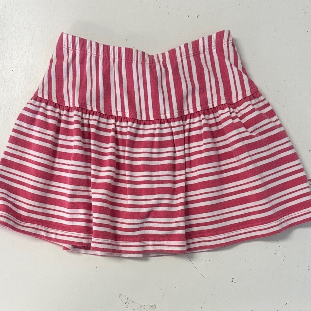 Hanna Andersson Striped Cotton Skort 110 4/5